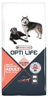 Opti Life ADULT SKIN CARE Medium & Maxi 12,5 kg - Pacashop - Ushuaia Vet di Andrea Ancillotti